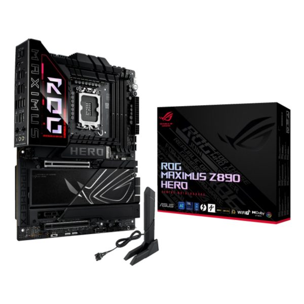 ASUS ROG MAXIMUS Z890 HERO, Intel, LGA 1851 (Socket V1), Intel Core Ultra (Series 2), DDR5-SDRAM, 192 GB, DIMM