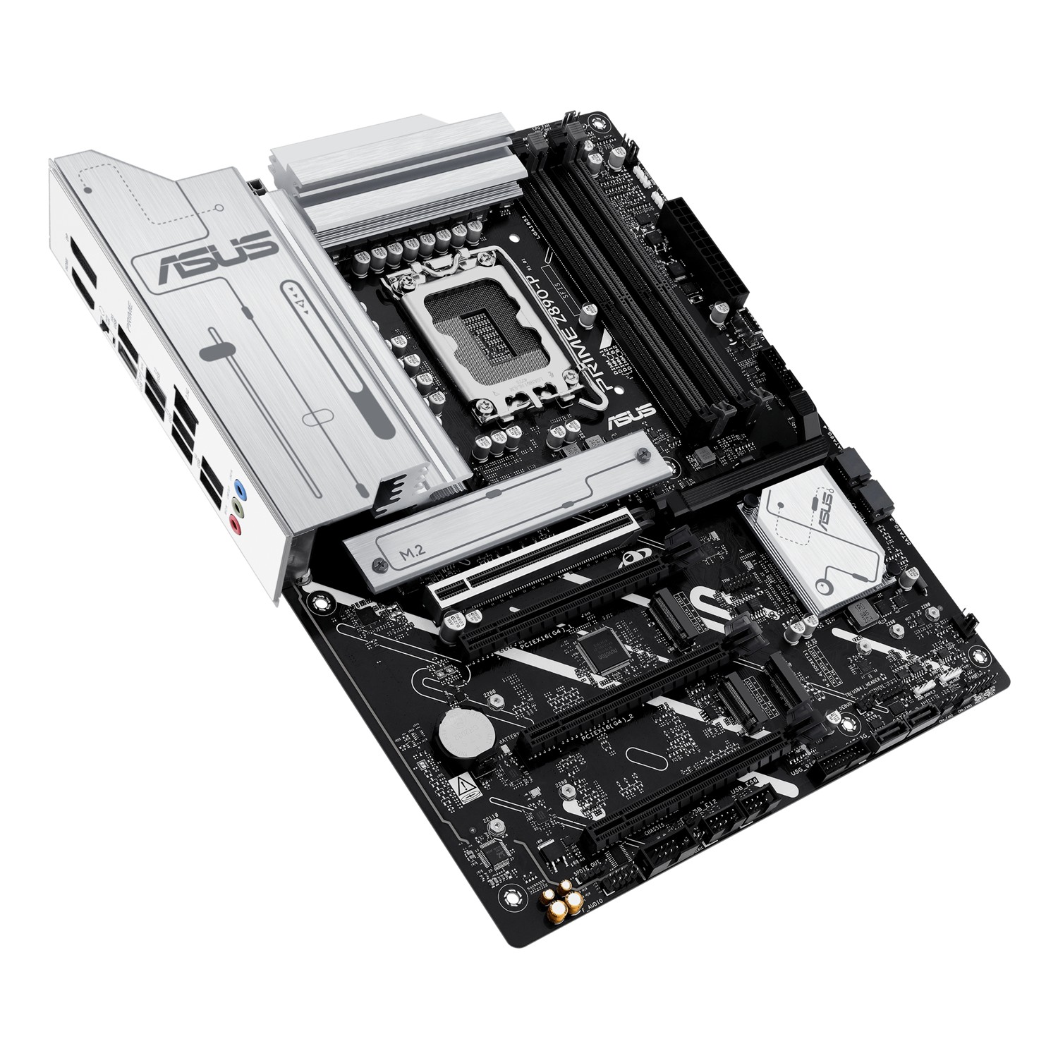 Zweites Bild vonASUS PRIME Z890-P, Intel, LGA 1851 (Socket V1), Intel Core Ultra (Series 2), DDR5-SDRAM, 192 GB, DIMM