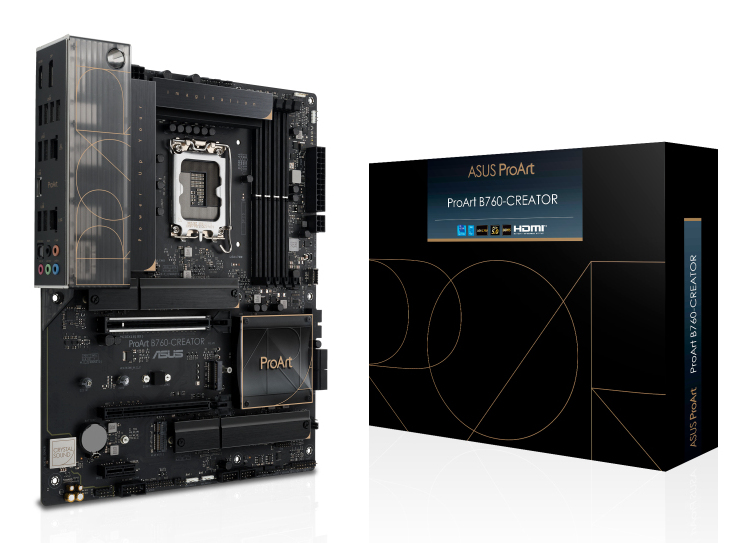 ASUS PROART B760-CREATOR, Intel, LGA 1700, Intel® Celeron®, Intel® Pentium® Gold, Intel® Core™ i3, Intel® Core™ i5, Intel® Core™..., LGA 1700, DDR5-SDRAM, 192 GB