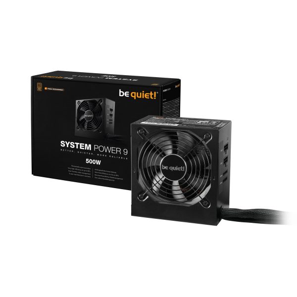 Zweites Bild vonBe Quiet! System Power 9 | 500W CM, 500 W, 200 - 240 V, 50 Hz, 4 A, Aktiv, 110 W