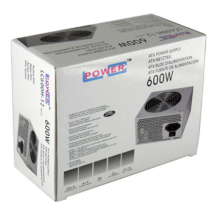 Zweites Bild vonLC-Power LC600H-12 V2.31, 600 W, Aktiv, 24 A, 20 A, 20 A, 24 A