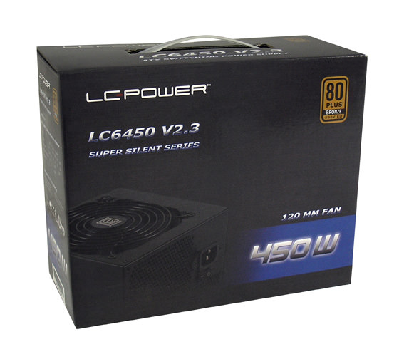 Zweites Bild vonLC-Power LC6450 V2.3, 450 W, 230 V, 50 Hz, 5 A, Aktiv, 115 W