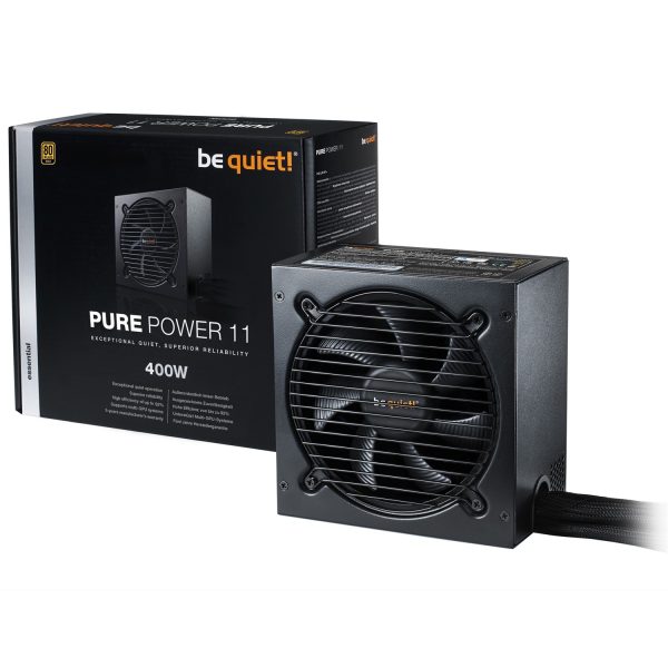 Zweites Bild vonBe Quiet! Pure Power 11 400W, 400 W, 100 - 240 V, 450 W, 50 - 60 Hz, 6 A, Aktiv