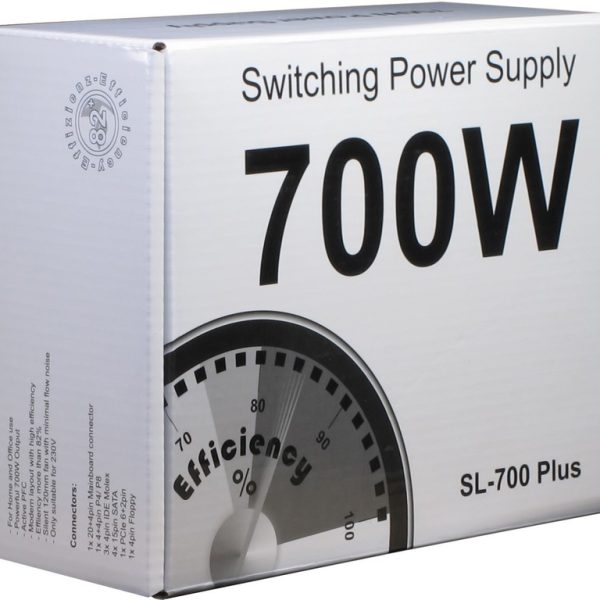 Zweites Bild vonInter-Tech SL-700 Plus, 700 W, 230 V, 50 - 60 Hz, 3 A, Aktiv, 150 W