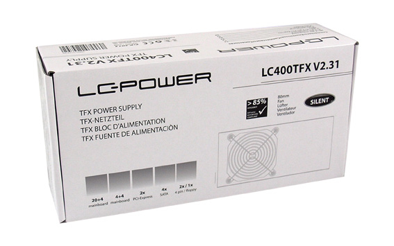 Zweites Bild vonLC-Power LC-400TFX V2.31, 350 W, 400 W, +3.3V,+24V,+5V, Aktiv, 97 W, 397 W