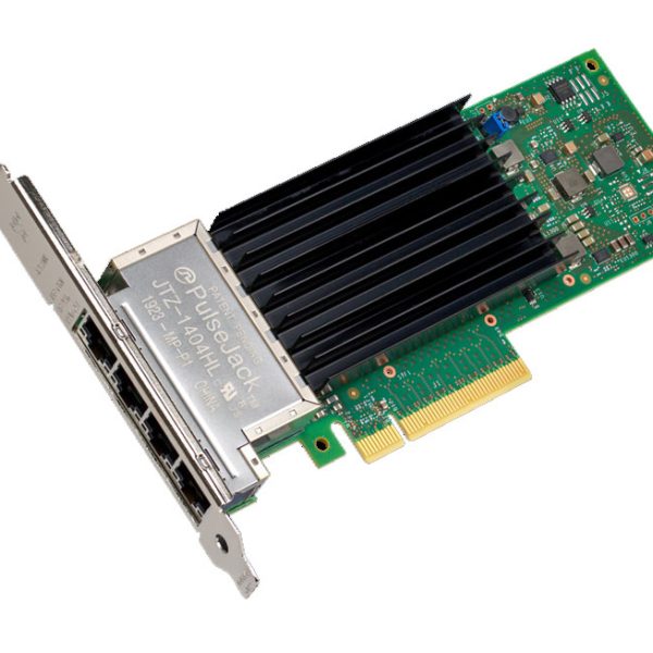 Intel ® Ethernet-Netzwerkadapter X710-T4L, Eingebaut, Kabelgebunden, PCI Express, Ethernet, 10000 Mbit/s, Schwarz, Grün, Grau