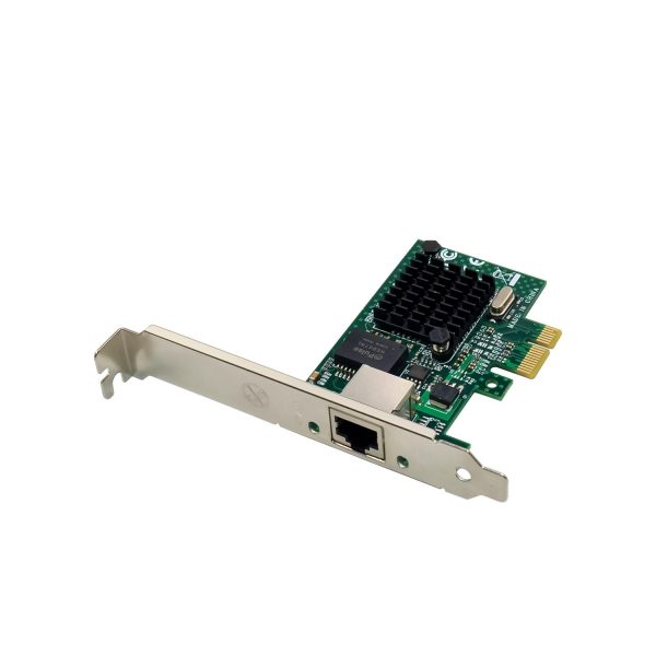 LevelOne Gigabit-Ethernet-PCIe-Karte, Eingebaut, Kabelgebunden, PCI Express, Ethernet, 1000 Mbit/s, Schwarz, Grün, Silber