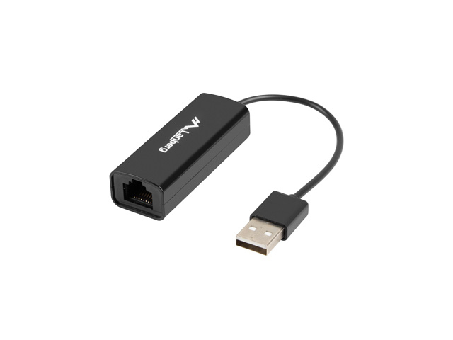 Lanberg NC-0100-01, Schwarz, 20 g, 1 Stück(e), 10 Gbit/s, 0,15 m