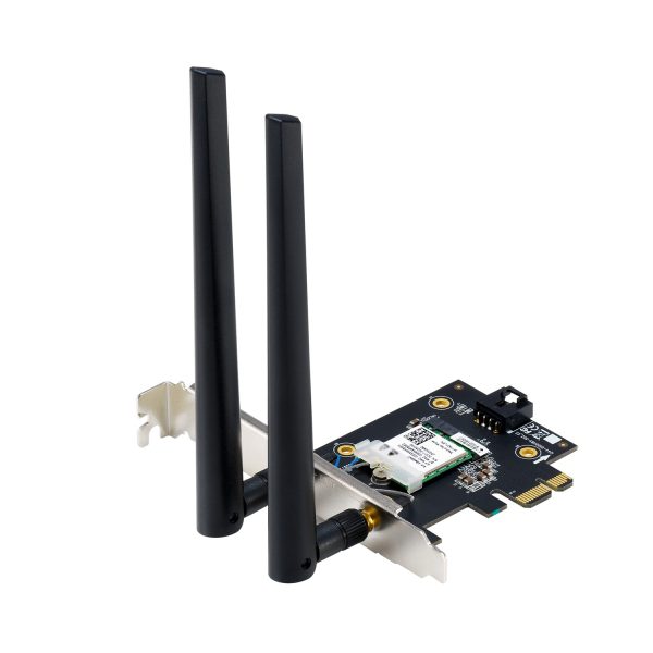 Zweites Bild vonASUS PCE-BE6500, Eingebaut, Kabellos, PCI Express, WLAN / Bluetooth, 2882 Mbit/s, Schwarz, Edelstahl
