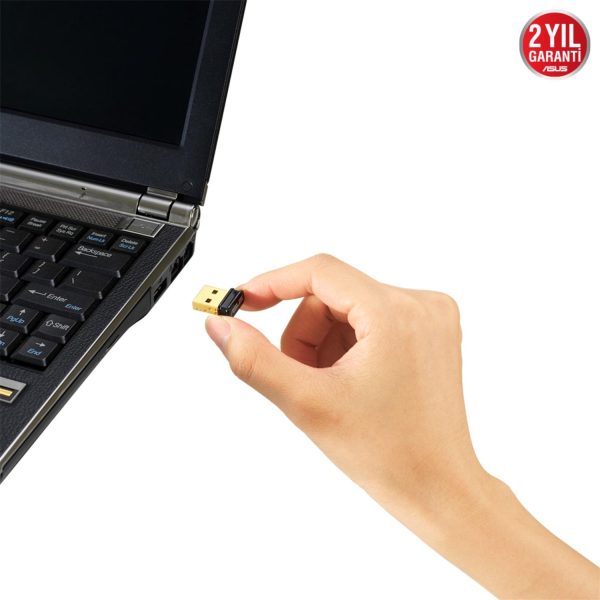 Zweites Bild vonASUS USB-BT500, Kabellos, USB, Bluetooth, 3 Mbit/s, Schwarz, Gold