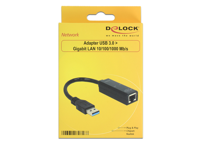 Zweites Bild vonDelock 62616, Kabelgebunden, USB, Ethernet, 1000 Mbit/s