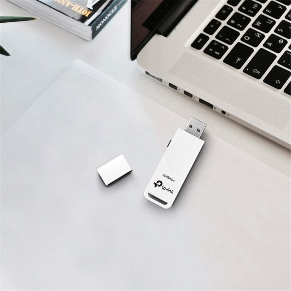 Zweites Bild vonTP-LINK 300Mbit/s-WLAN-USB-Adapter, Kabellos, USB, WLAN, Wi-Fi 4 (802.11n), 300 Mbit/s, Schwarz, Weiß