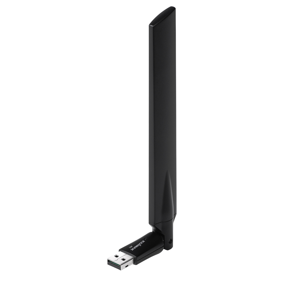 Edimax EW-7811UAC, Kabellos, USB, WLAN, Wi-Fi 5 (802.11ac), 433 Mbit/s, Schwarz