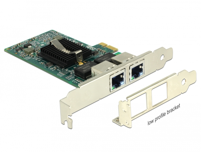 Zweites Bild vonDelock 89944, Eingebaut, Kabelgebunden, PCI Express, Ethernet, 1000 Mbit/s