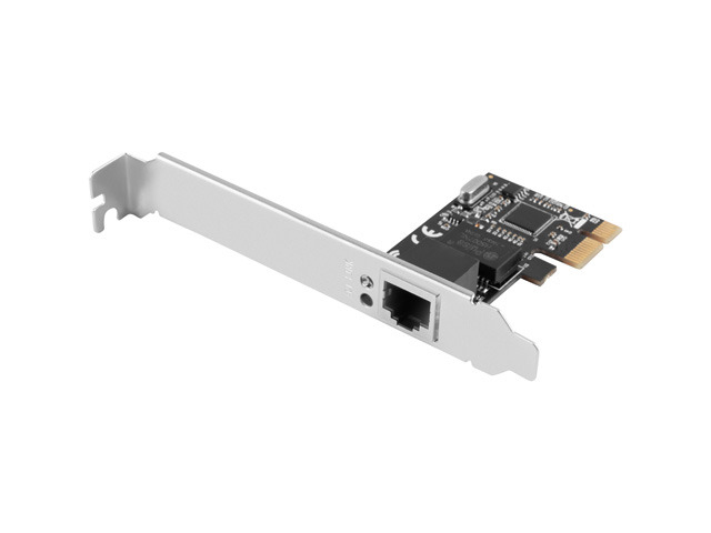 Zweites Bild vonLanberg PCE-1GB-201, Eingebaut, Verkabelt, PCI Express, Ethernet, 1000 Mbit/s, Schwarz