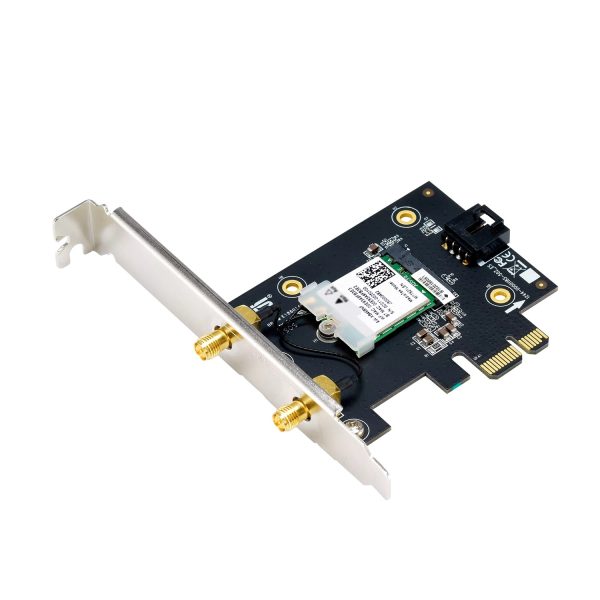 Zweites Bild vonASUS PCE-AXE5400, Eingebaut, Kabelgebunden, PCI Express, WLAN, Wi-Fi 6E (802.11ax), 2402 Mbit/s