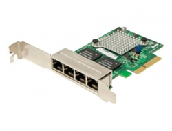 Zweites Bild vonSupermicro AOC-SGP-I4, Eingebaut, Kabelgebunden, PCI Express, Ethernet, 1000 Mbit/s, Silber