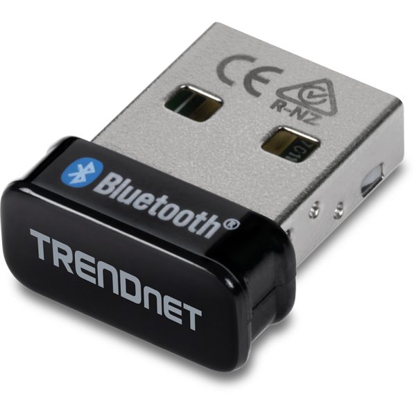 TRENDnet TBW-110UB, USB Typ-A, Bluetooth, Schwarz, Laptop, 0,0003 Gbit/s, 0 - 40 °C