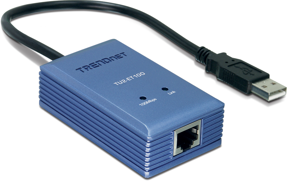 TRENDnet TU2-ET100, Kabelgebunden, USB, Ethernet, 100 Mbit/s