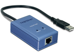 Zweites Bild vonTRENDnet TU2-ET100, Kabelgebunden, USB, Ethernet, 100 Mbit/s