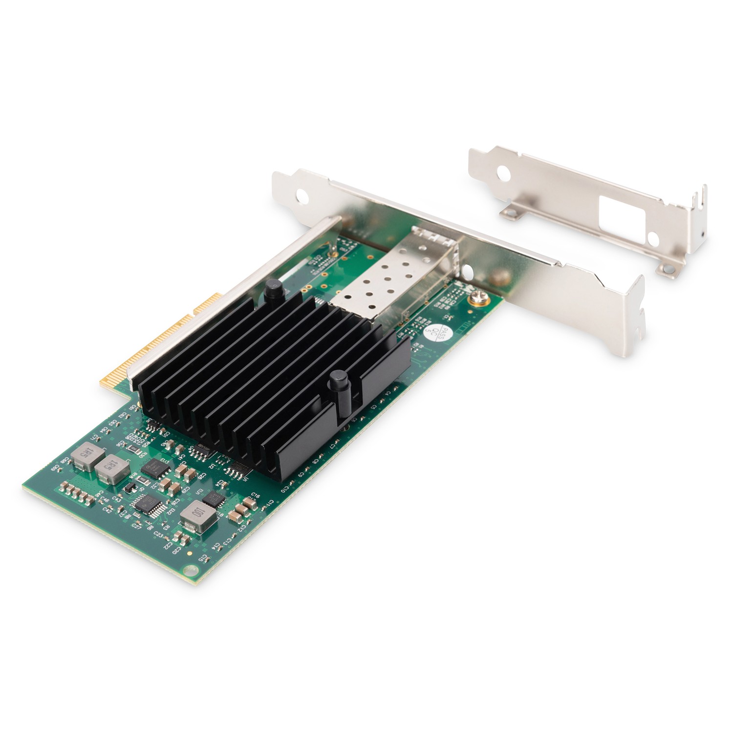 Zweites Bild vonDIGITUS Single Port 10 Gigabit Ethernet Netzwerkkarte, SFP, PCI Express, Intel Chipsatz
