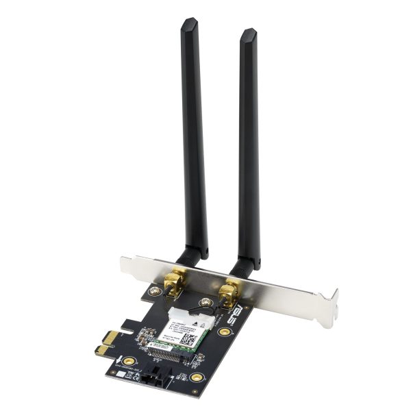 Zweites Bild vonASUS PCE-AX1800 BT5.2, Eingebaut, Kabellos, PCI Express, WLAN / Bluetooth, Wi-Fi 6 (802.11ax), 1775 Mbit/s
