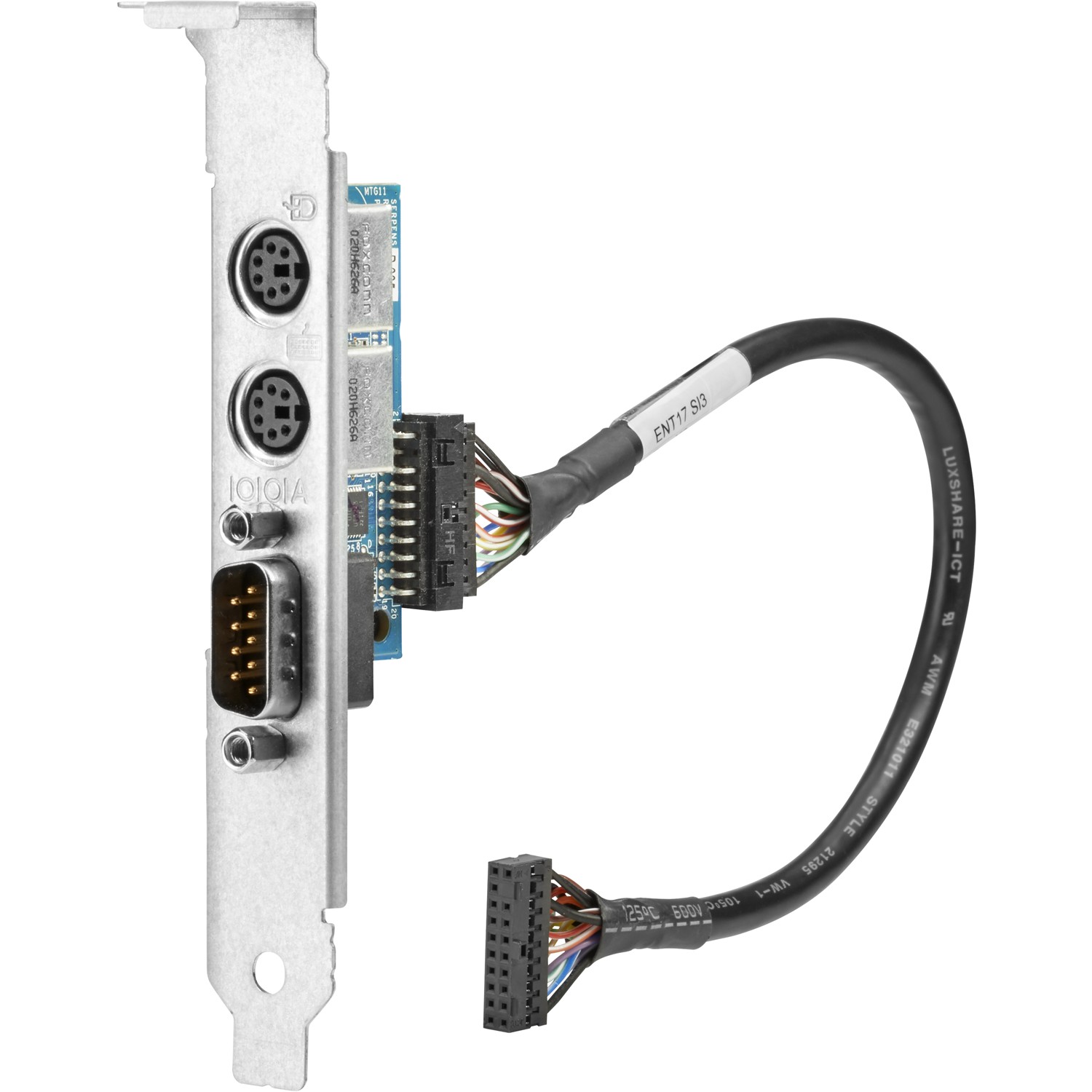 HP 800/600/400 G3 Serial/ PS/2 Adapter, PS2, Seriell, Business, 80 mm, 48 mm, 24 mm, 55,9 g