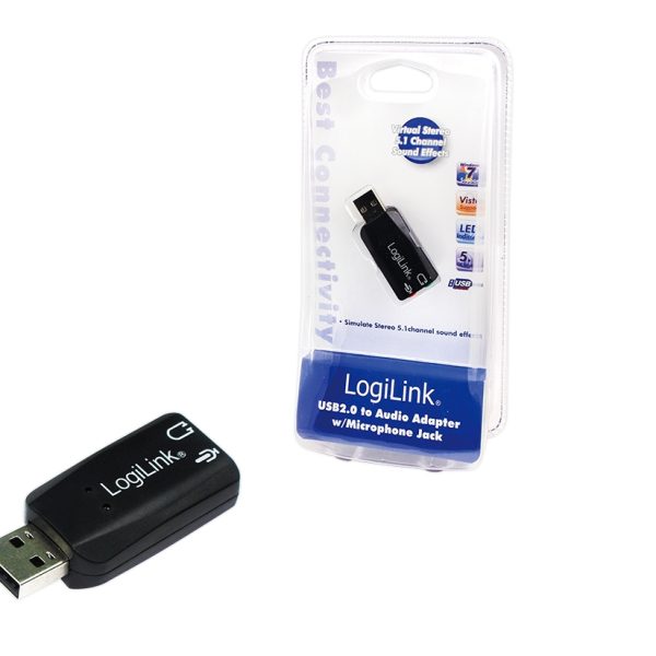 LogiLink USB Soundkarte, 5.1 Kanäle, USB