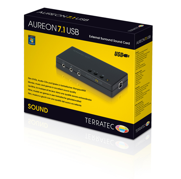 Zweites Bild vonTerraTec Aureon 7.1 USB, 7.1 Kanäle, 16 Bit, USB