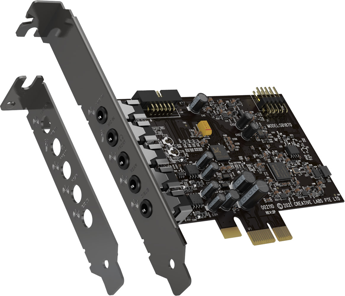 Creative Labs Sound blaster audigy fx v2, 5.1 Kanäle, Eingebaut, 24 Bit, 120 dB, PCI-E