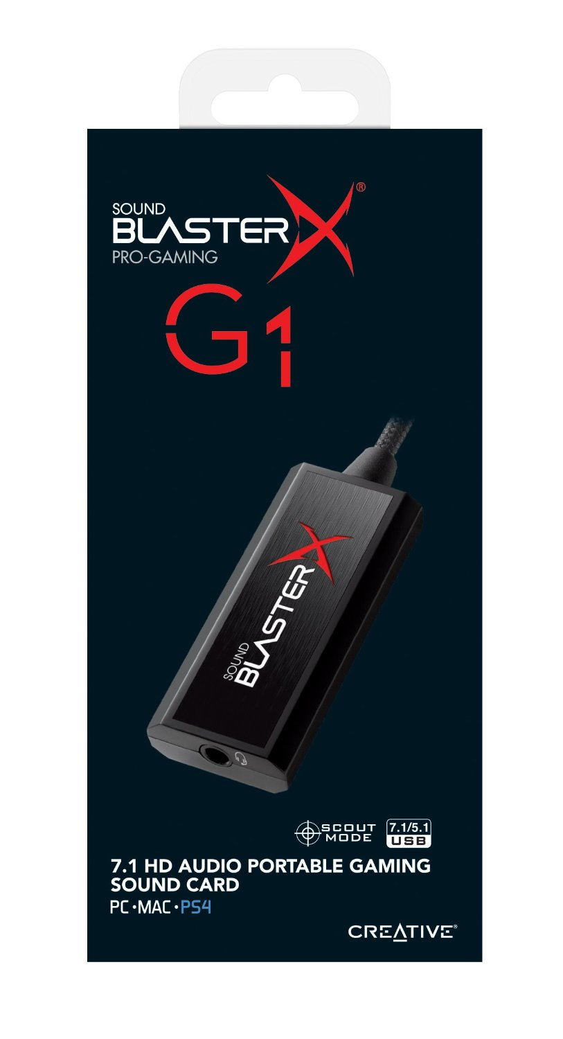 Zweites Bild vonCreative Labs Sound BlasterX G1, 7.1 Kanäle, 24 Bit, 93 dB, USB