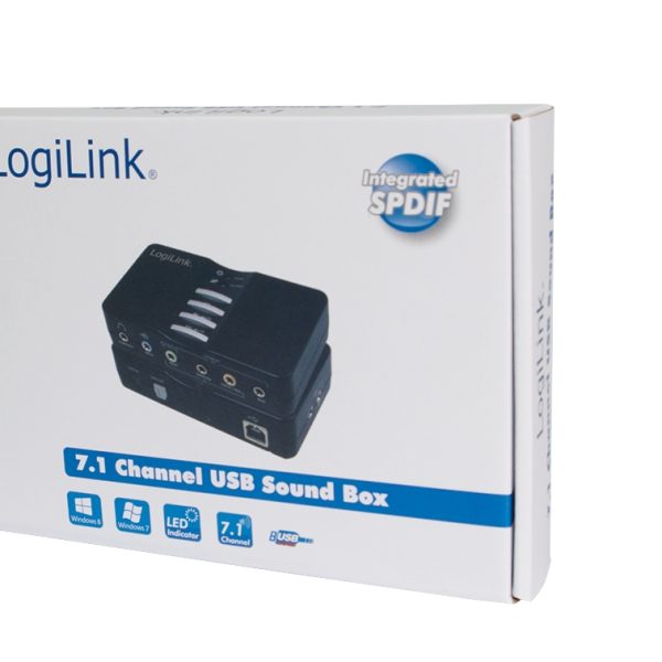 Zweites Bild vonLogiLink USB Sound Box Dolby 7.1 8-Channel, 7.1 Kanäle, USB