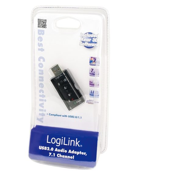 Zweites Bild vonLogiLink USB Soundcard, 7.1 Kanäle, USB