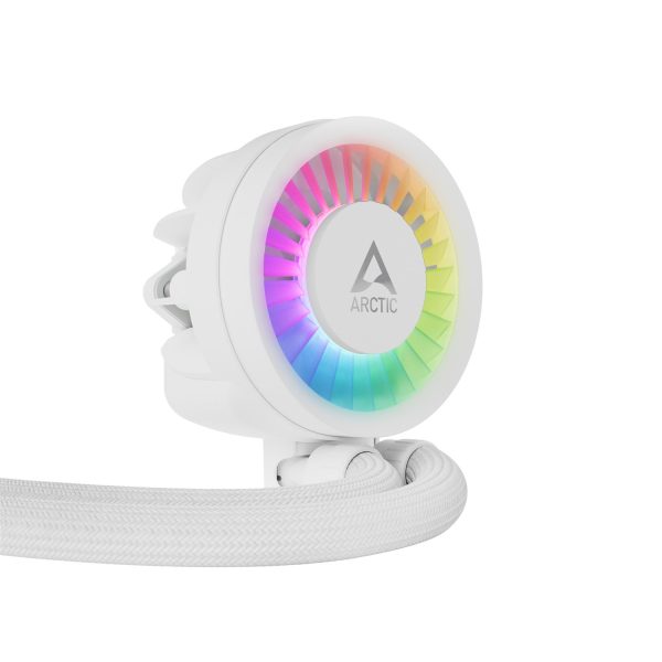 Zweites Bild vonArctic Liquid Freezer III 240 A-RGB - Multikompatibler All-in-One CPU-Wasserkühler mit A-RGB, All-in-One-Flüssigkeitskühler, 12 cm, 82,91 m³/h, Weiß