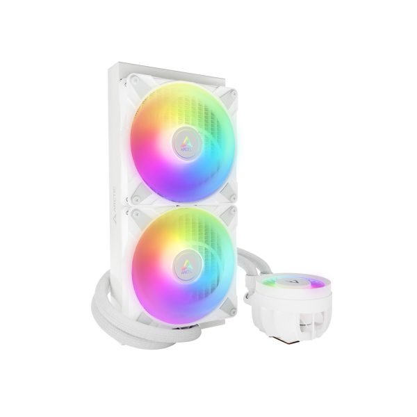 Zweites Bild vonArctic Liquid Freezer III 280 A-RGB - Multikompatibler All-in-One CPU-Wasserkühler mit A-RGB, All-in-One-Flüssigkeitskühler, 14 cm, 117,06 m³/h, Weiß