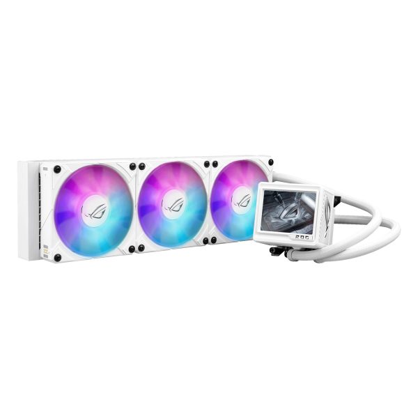 ASUS ROG RYUJIN III 360 ARGB EXTREME WHT, All-in-One-Flüssigkeitskühler, 12 cm, Weiß