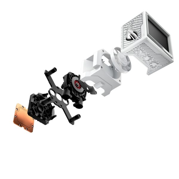 Zweites Bild vonASUS ROG RYUJIN III 360 ARGB EXTREME WHT, All-in-One-Flüssigkeitskühler, 12 cm, Weiß