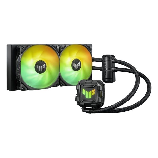 Zweites Bild vonASUS TUF GAMING LC II 240 ARGB, Flüssigkeitskühlung, 12 cm, 2000 RPM, 29 dB, 67 cfm, 113,8 m³/h