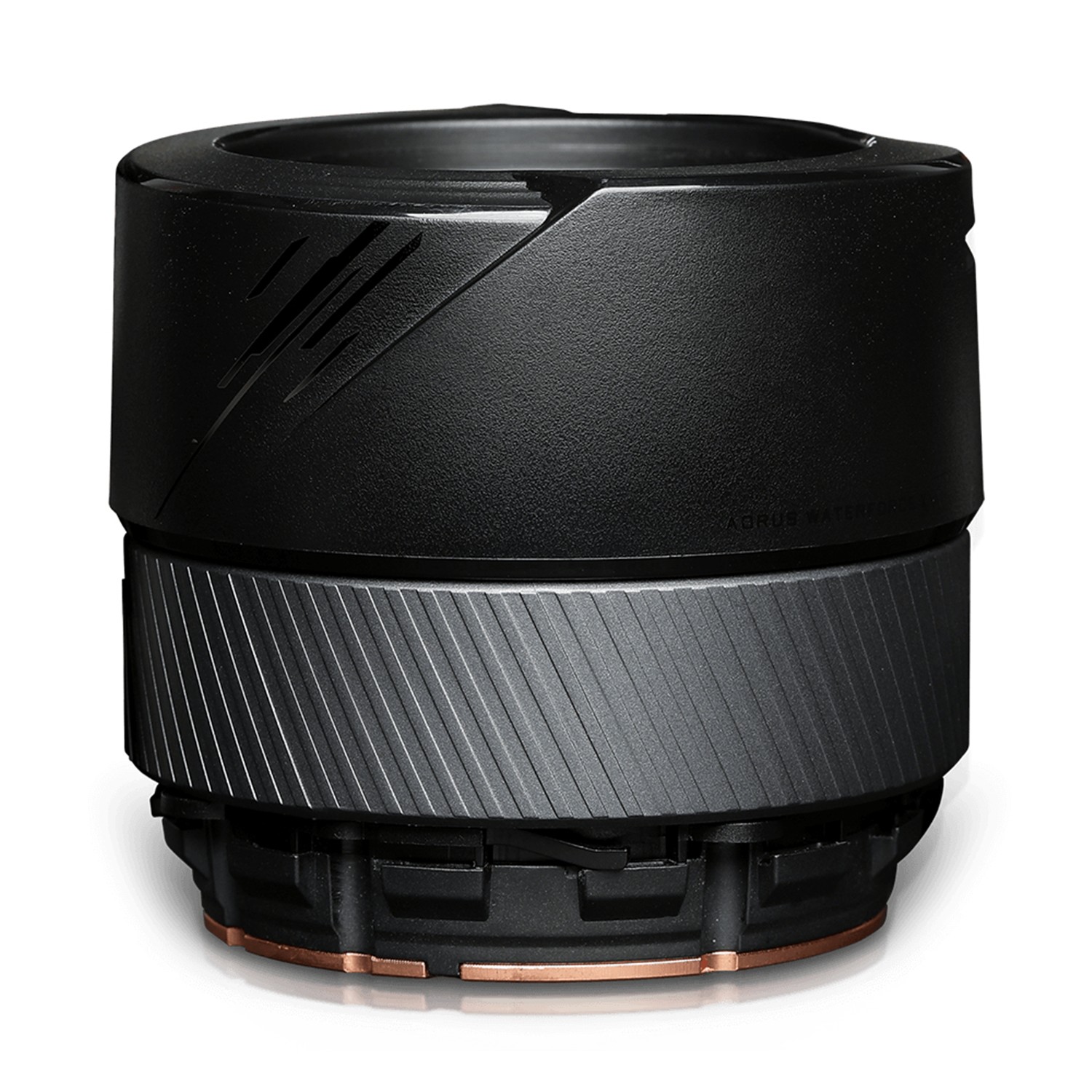 Zweites Bild vonGigabyte AORUS WATERFORCE 280, All-in-One-Flüssigkeitskühler, 83,83 cfm, Schwarz