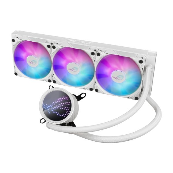 Zweites Bild vonASUS ROG Ryuo III 360 ARGB White Edition, Liquid cooling kit, 12 cm, 2200 RPM, 36,45 dB, 70,07 cfm, Weiß