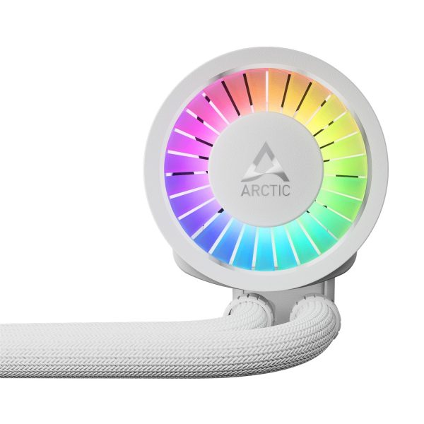 Arctic Liquid Freezer III Pro 360 A-RGB (White) - Multikompatibler All-in-One CPU-Wasserkühler mit A-RGB, Flüssigkeitskühlung, 12 cm, 131 m³/h, Weiß