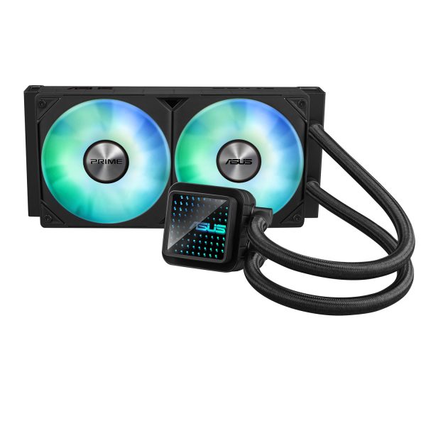 Zweites Bild vonASUS Prime LC 240 ARGB, All-in-One-Flüssigkeitskühler, 12 cm, Schwarz