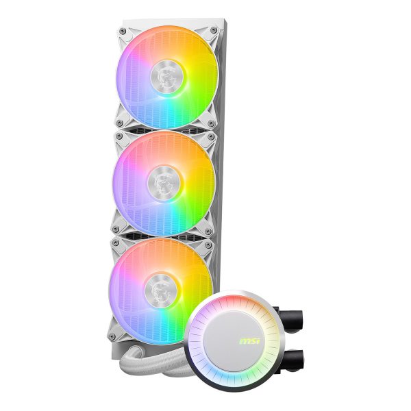 Zweites Bild vonMSI MAG Coreliquid E360 White, Flüssigkeitskühlung, 12 cm, Weiß