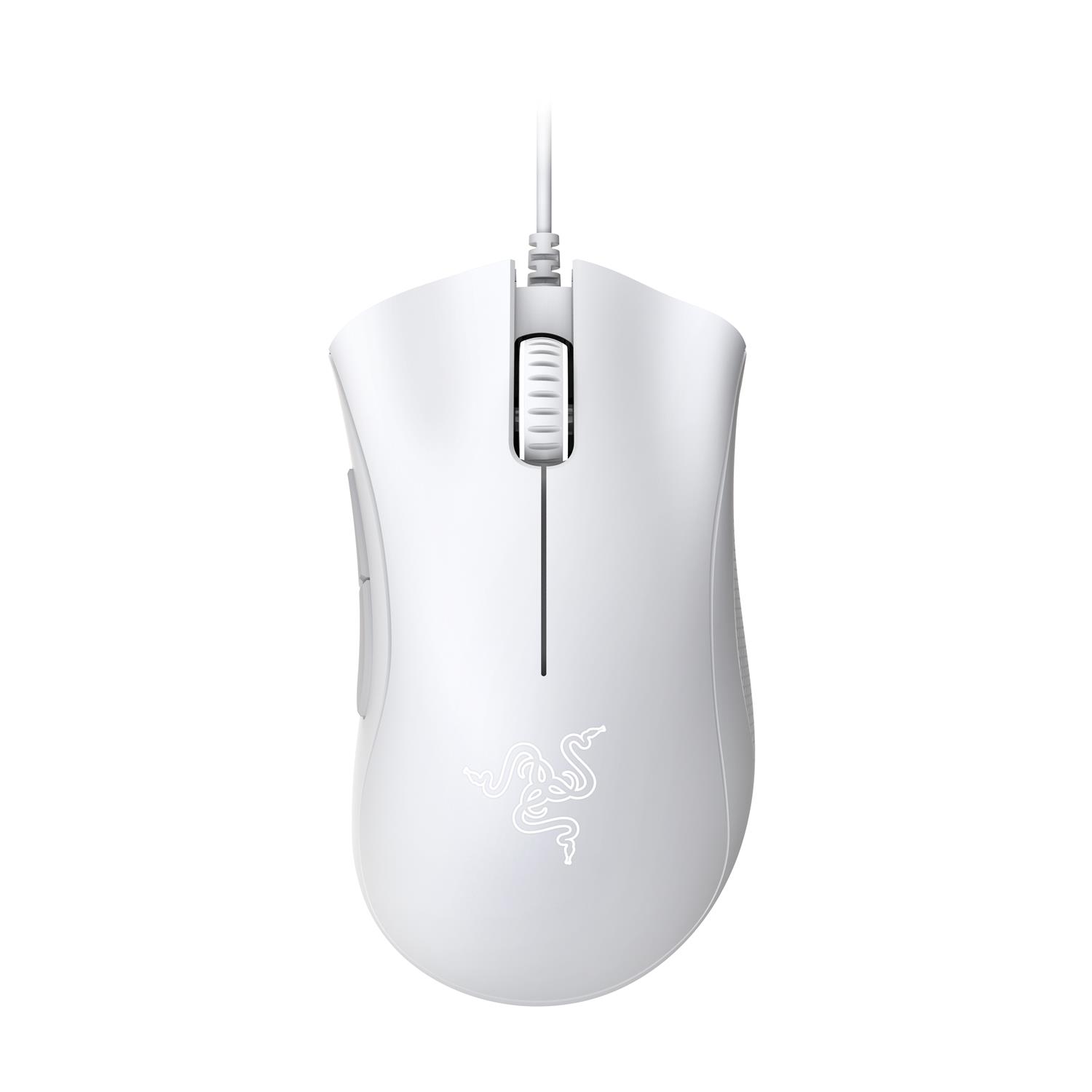 Razer DeathAdder Essential, rechts, Optisch, USB Typ-A, 6400 DPI, Weiß