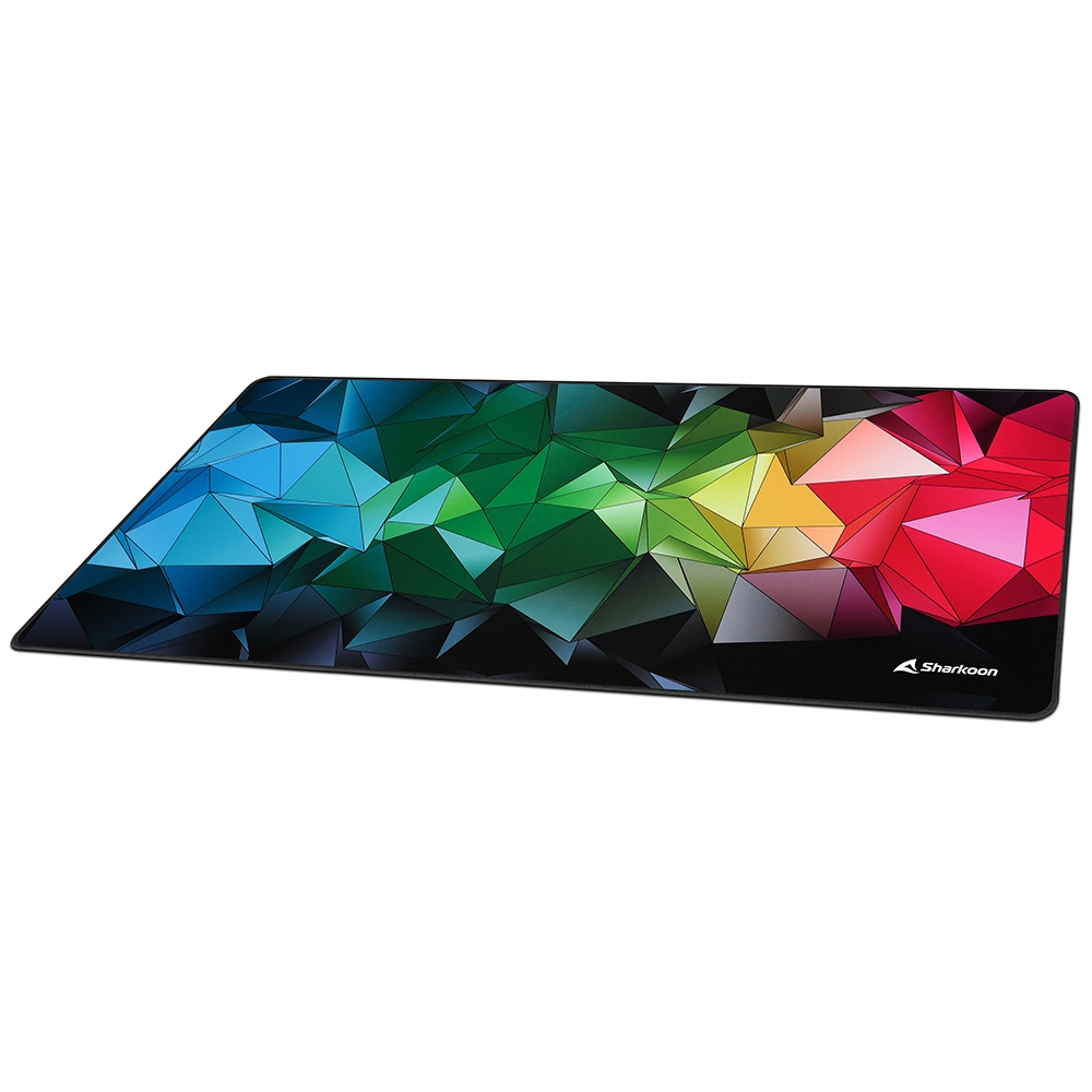 Zweites Bild vonSharkoon SKILLER SGP30, Mehrfarbig, Muster, Gummi, Textil, Anti-Rutsch-Basis, Gaming-Mauspad
