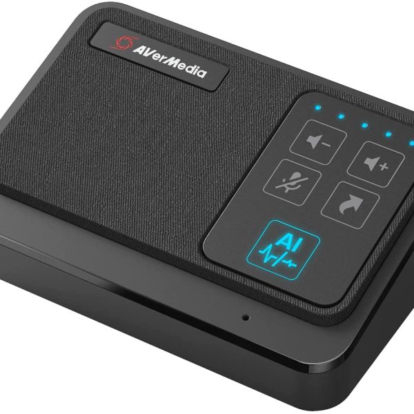 AVer AVerMedia AI SPEAKERPHONE - AS311, Universal, Schwarz, 3 m, 2 m, Homeoffice, Büro, Berührung