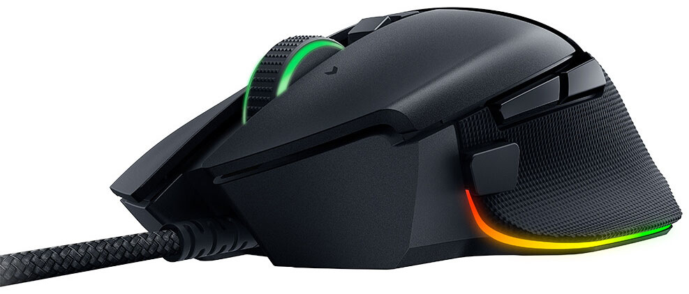 Razer Basilisk V3, rechts, Optisch, USB Typ-A, 26000 DPI, Schwarz