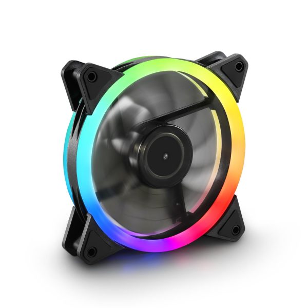 Zweites Bild vonSharkoon Shark Blades PWM, Ventilator, 12 cm, 400 RPM, 1400 RPM, 94,8 m³/h, Schwarz