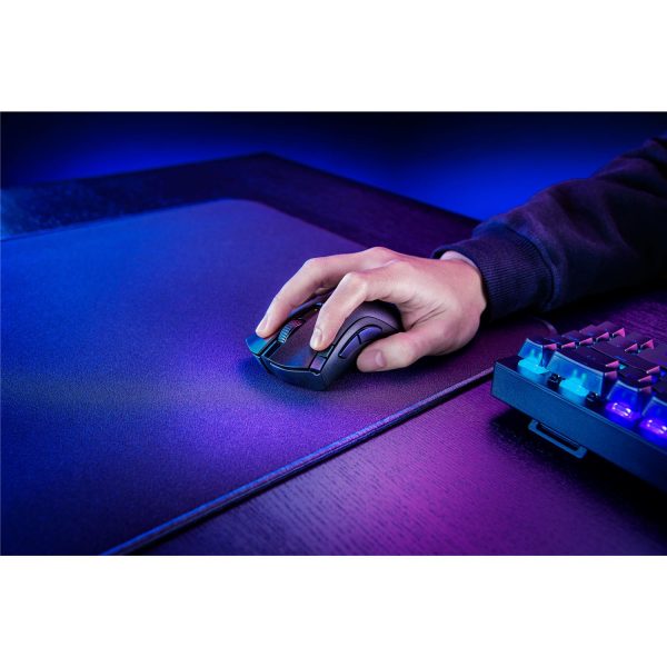 Zweites Bild vonRazer DeathAdder V2 X HyperSpeed, rechts, Optisch, Bluetooth, 14000 DPI, Schwarz