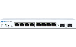 Sophos CS101-8FP, Managed, Gigabit Ethernet (10/100/1000), Power over Ethernet (PoE), Wandmontage